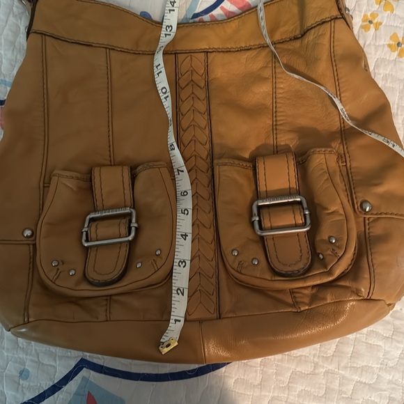Tignanello Tan Leather Women's Bag - Picture 10 of 11